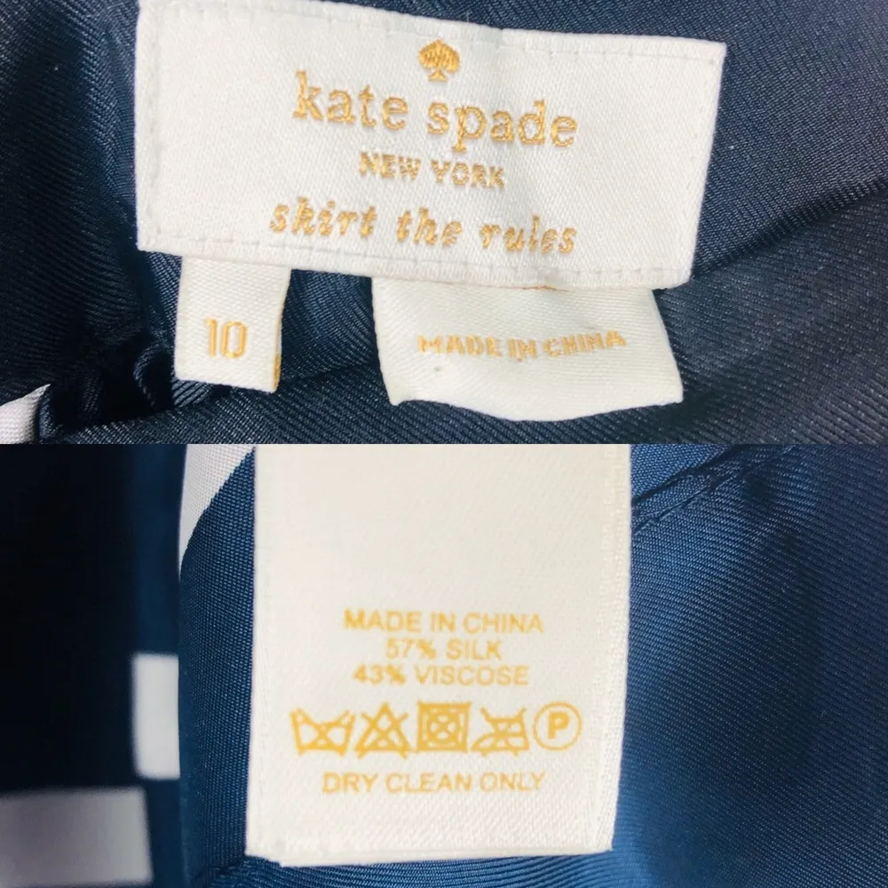 KATE SPADE | Sz 10 Striped Cupcake Skirt Mini - Image 7