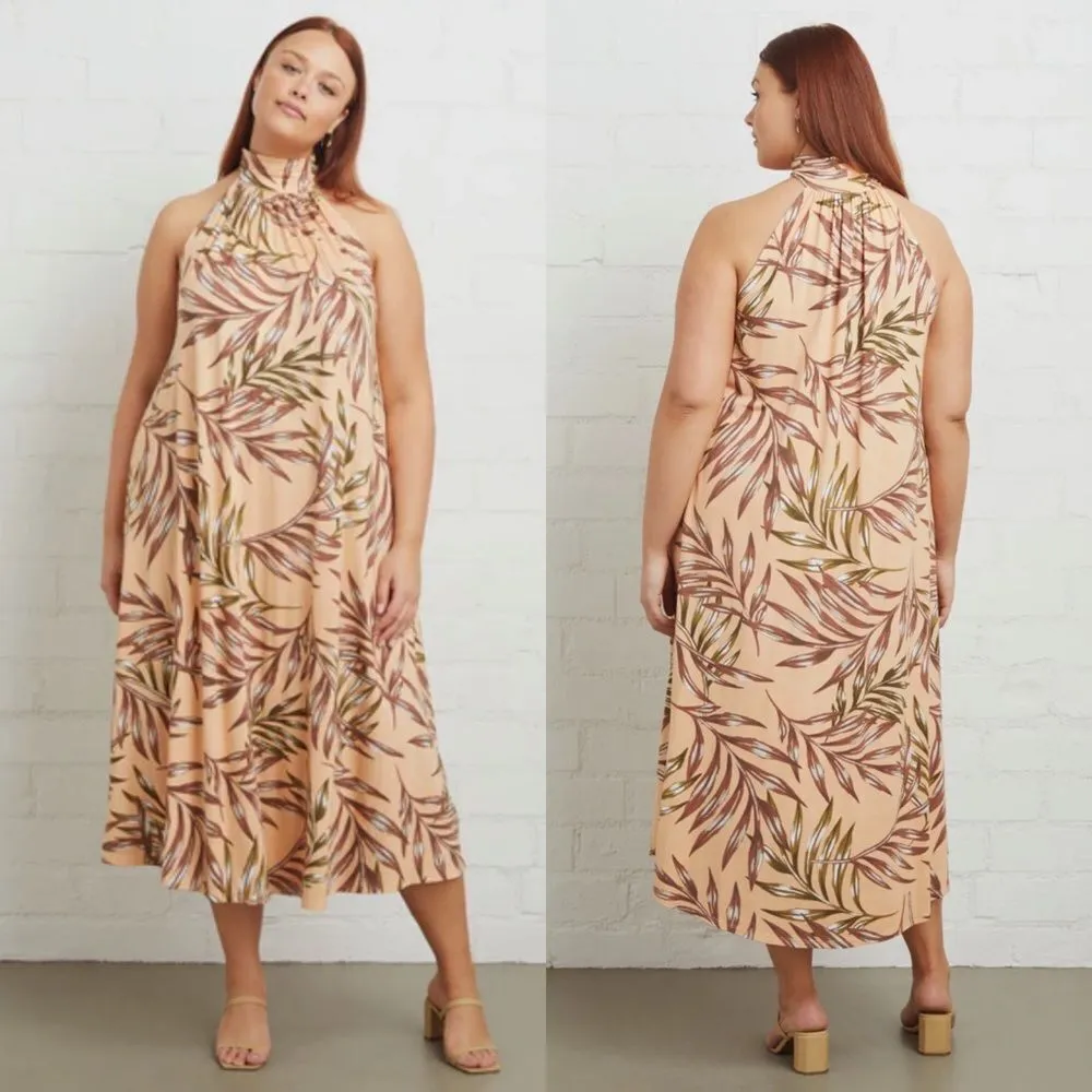 Rachel pally enzo midi dress in‎ palm women’s size S - Image 2