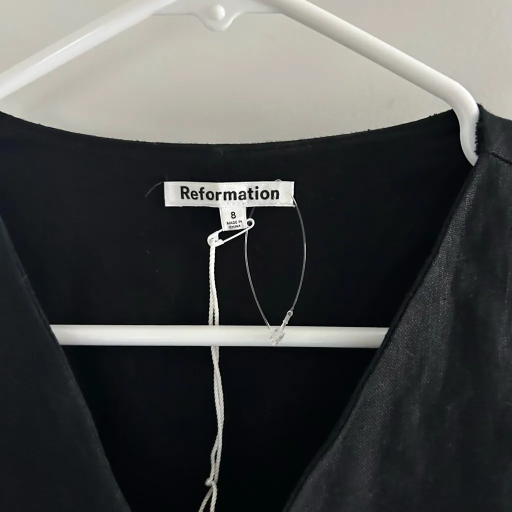 Reformation Aspen Linen Vest - Image 6