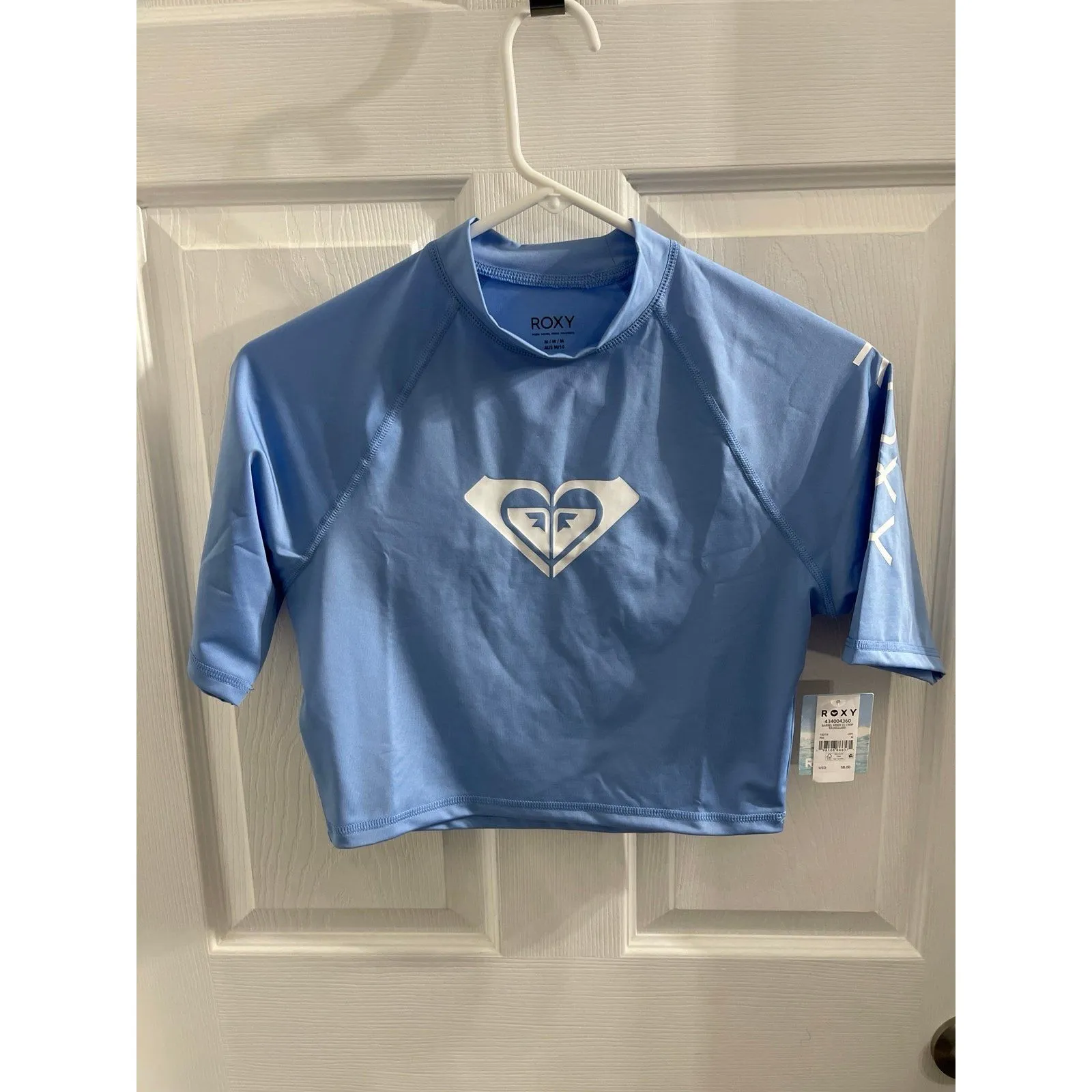 Roxy Barrel Rider Crop Rashguard Size M New With Tags - Image 3