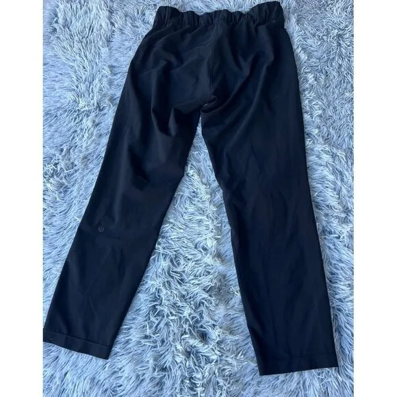 Lululemon‎ Womens Drawstring Athletic Jogger Pants Black Size: 6 - Image 2