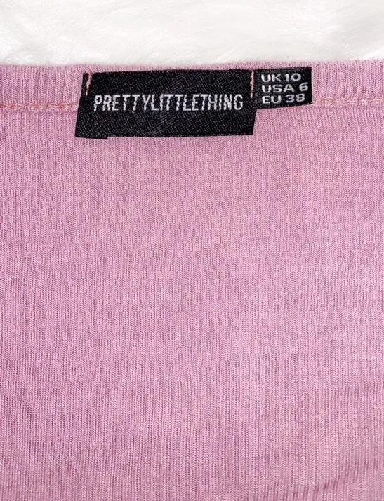 Pretty Little Thing PLT Ribbed Bodysuit - Image 2