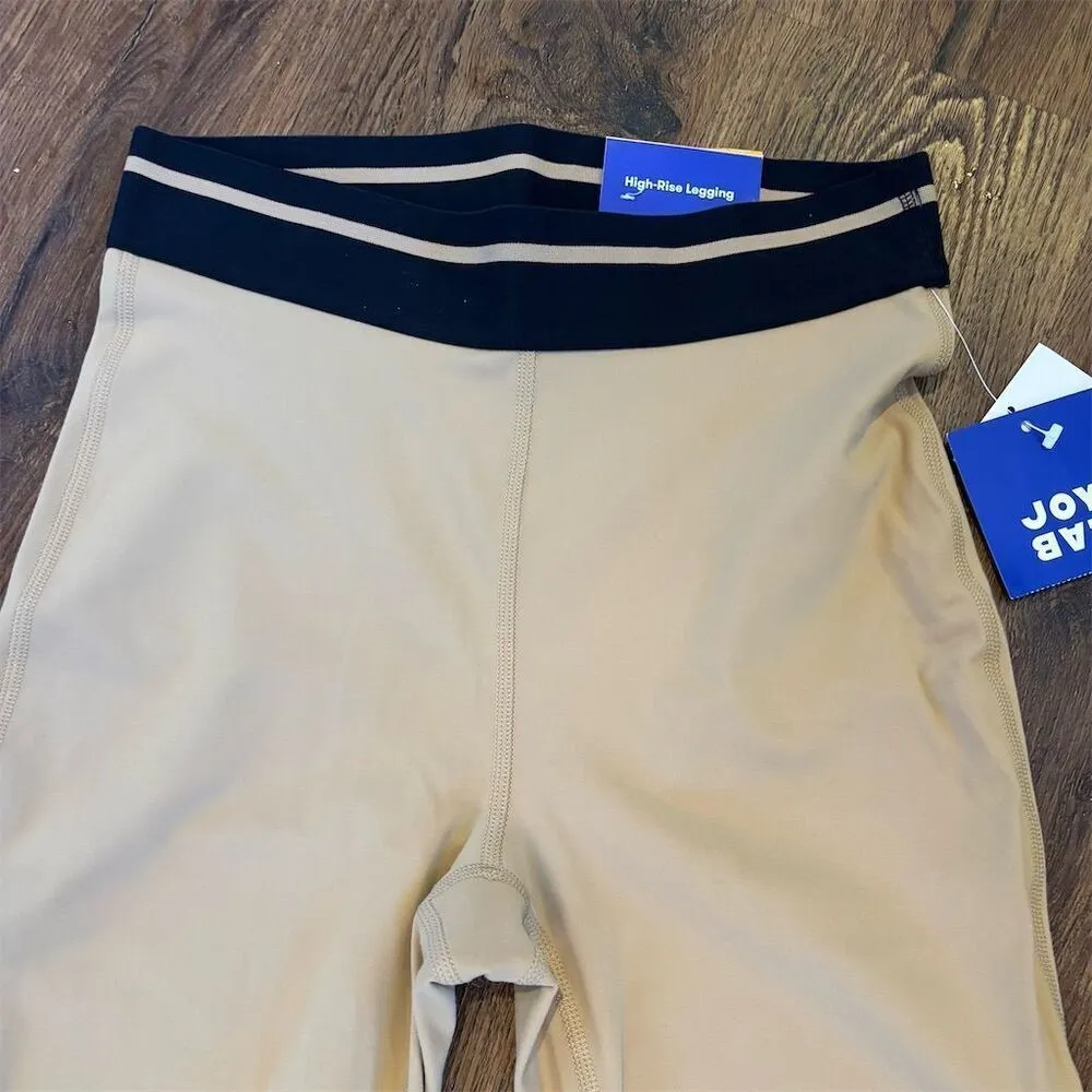 Joy Lab Women's High-Rise Flare Leggings Beige Size S Activewear - Image 2