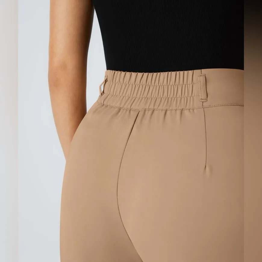 Halara NWOT Flex™ High Waisted Zipper Pocket Shirred Straight Leg Work Pant - M - Image 4