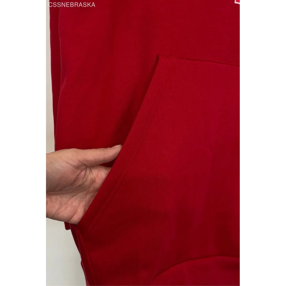 Adidas Red Nebraska Huskers Horseshoe/Rose Hoodie‎ - Size L - Image 5