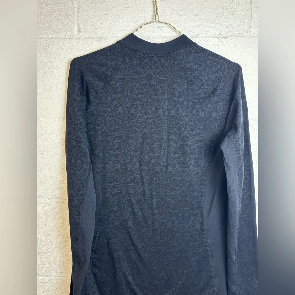 Fabletics Sportswear Casual Black Damask Printed Women’s Ivy Dress Size Medium - Image 6