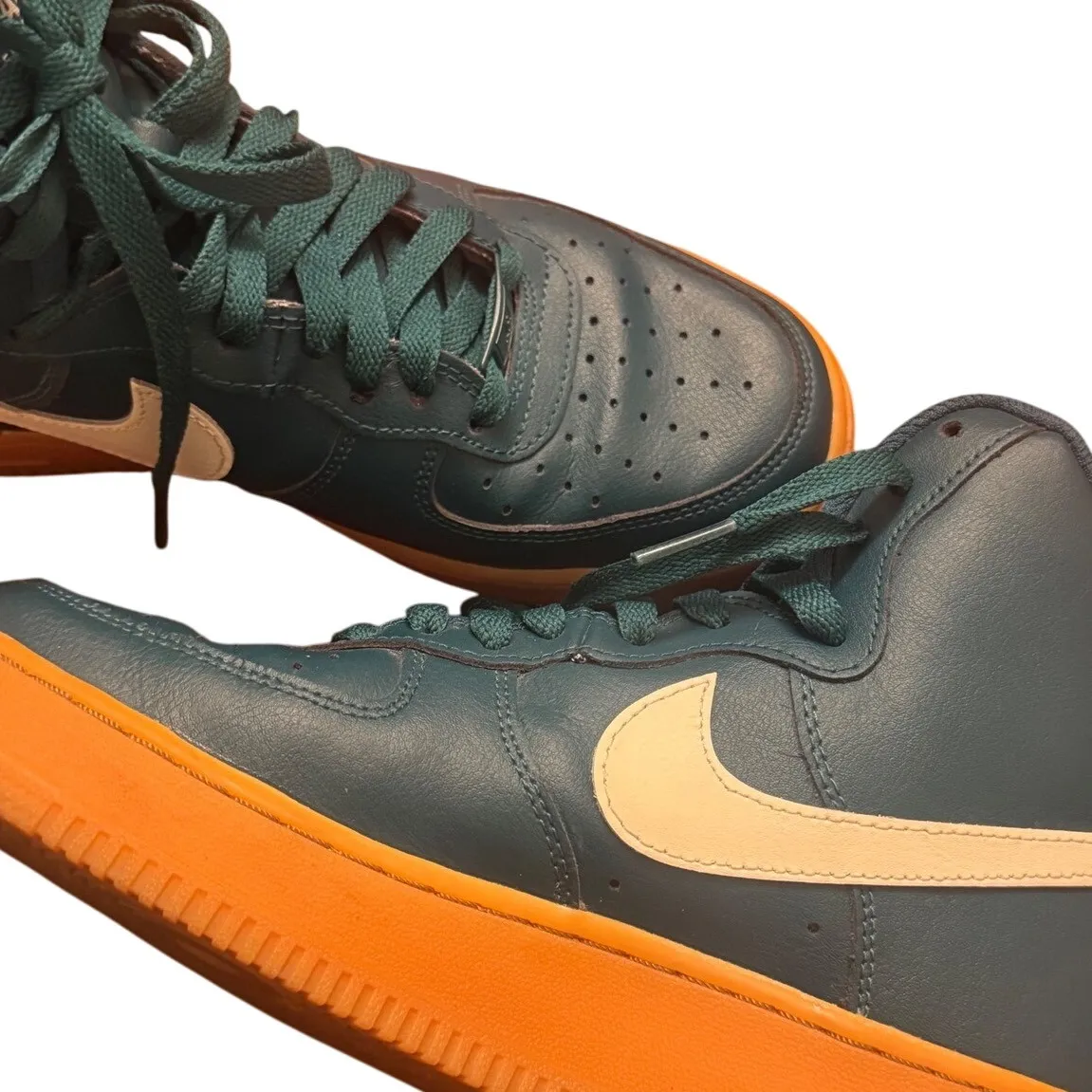 Nike‎ Air Force 1 High 07 Teal Gum Bottom Women's Shoes CZ1055-117 - Image 2