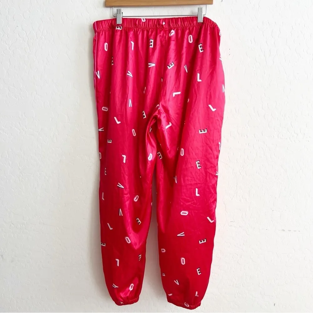 Victoria’s Secret LOVE satin jogger lounge pants - Image 3