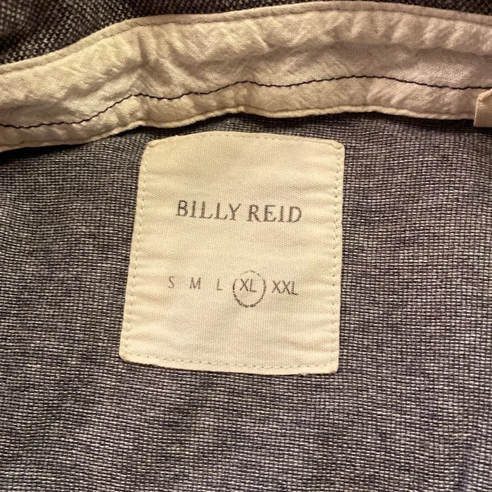 Billy Reid grey polo xl - Image 2