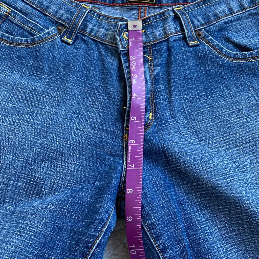 Y2K Von Dutch Flare Boot Cut Low Rise Jeans - Image 6