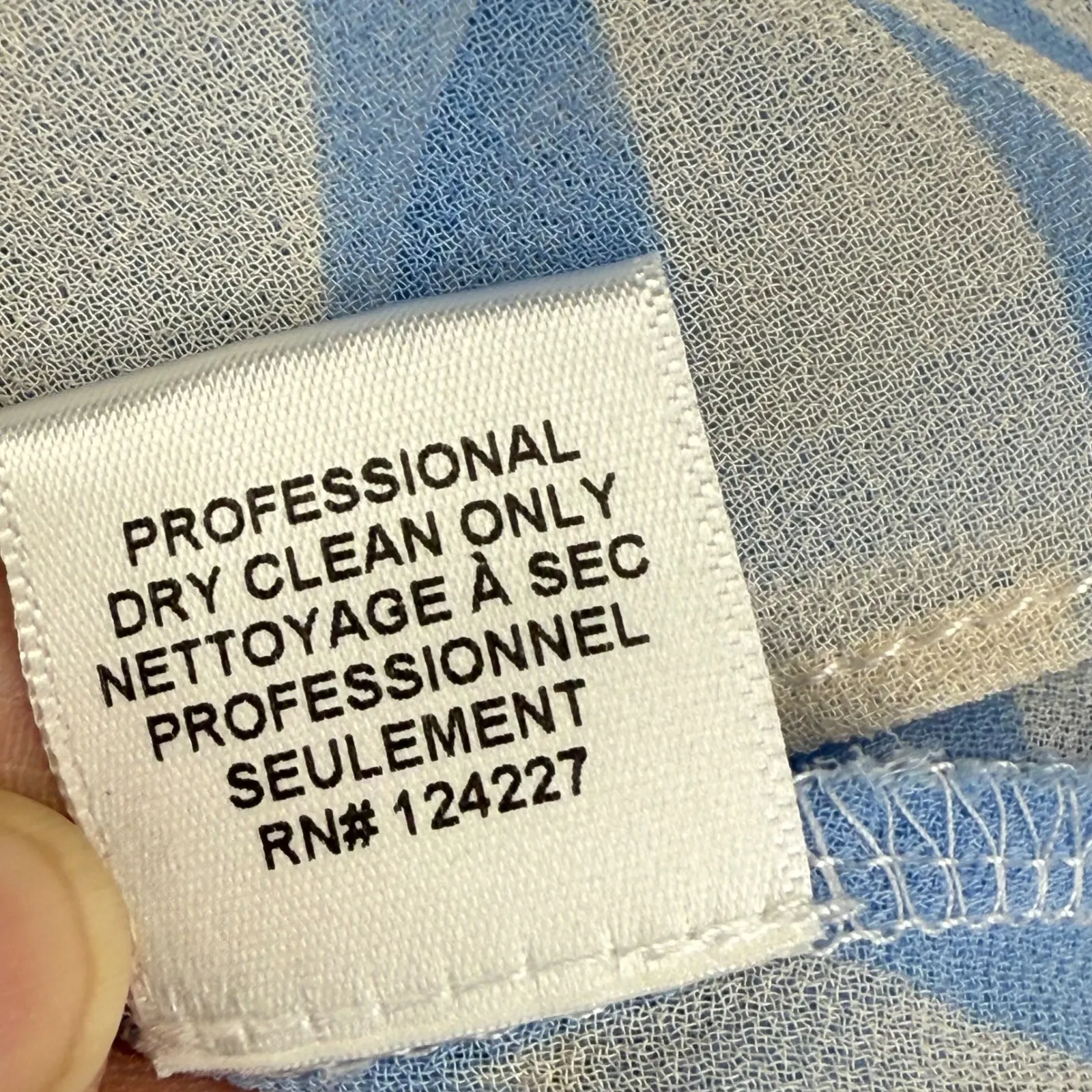 MISA Los Angeles Becca Dress Short Sleeve Blue Beige Zebra Print S READ‎ - Image 9