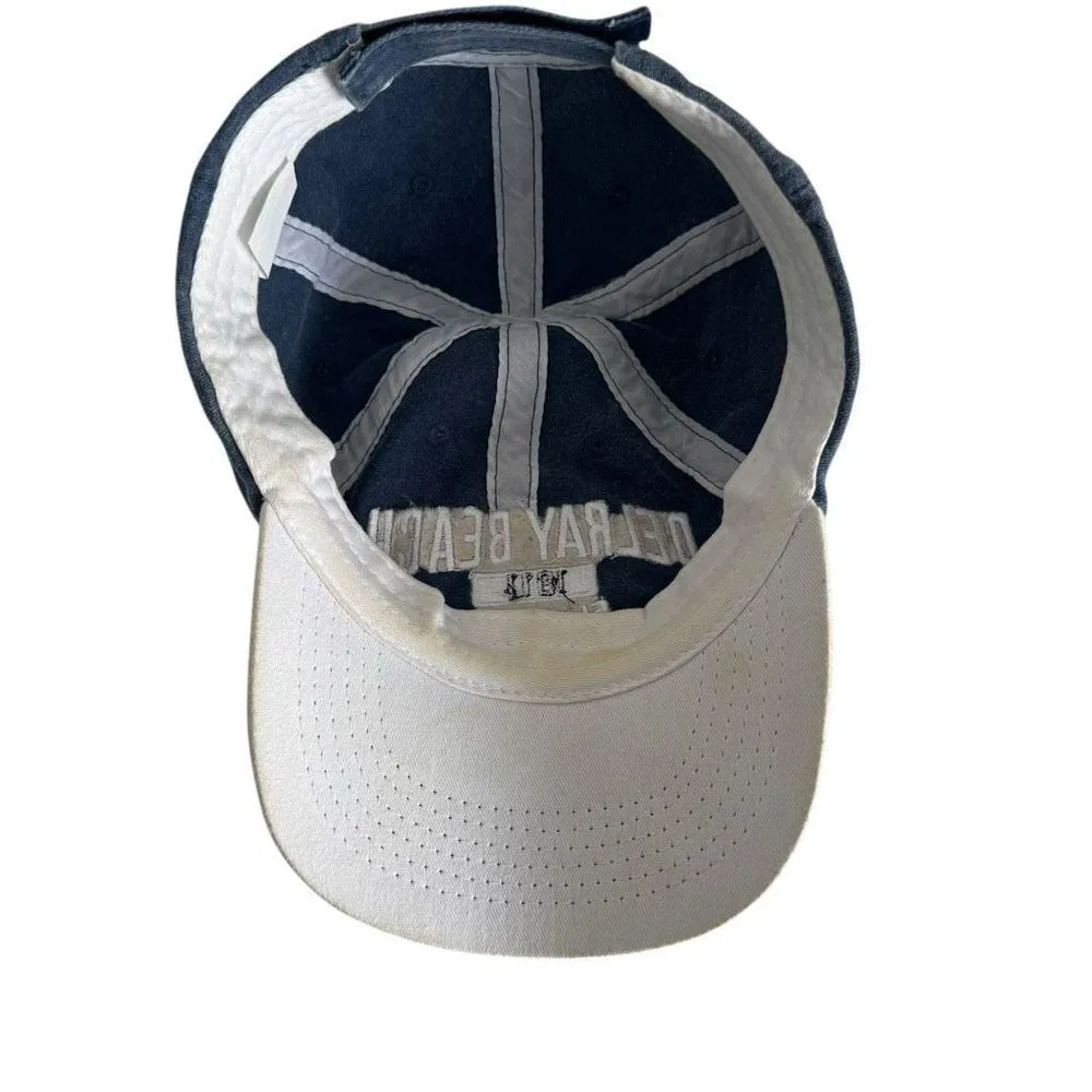 Delray Beach 1911 Florida Women’s Denim Baseball Cap Hat Blue - Image 7