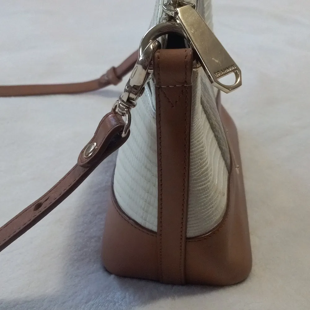 Brahmin Melbourne Collection Mini Duxbury Crossbody Bag in Yellow Canyon - Image 10