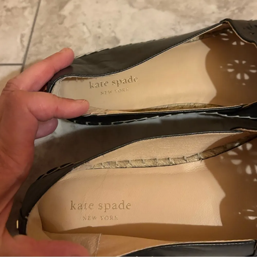 Gillian Leather Slip-On Espadrille Flats - Image 5