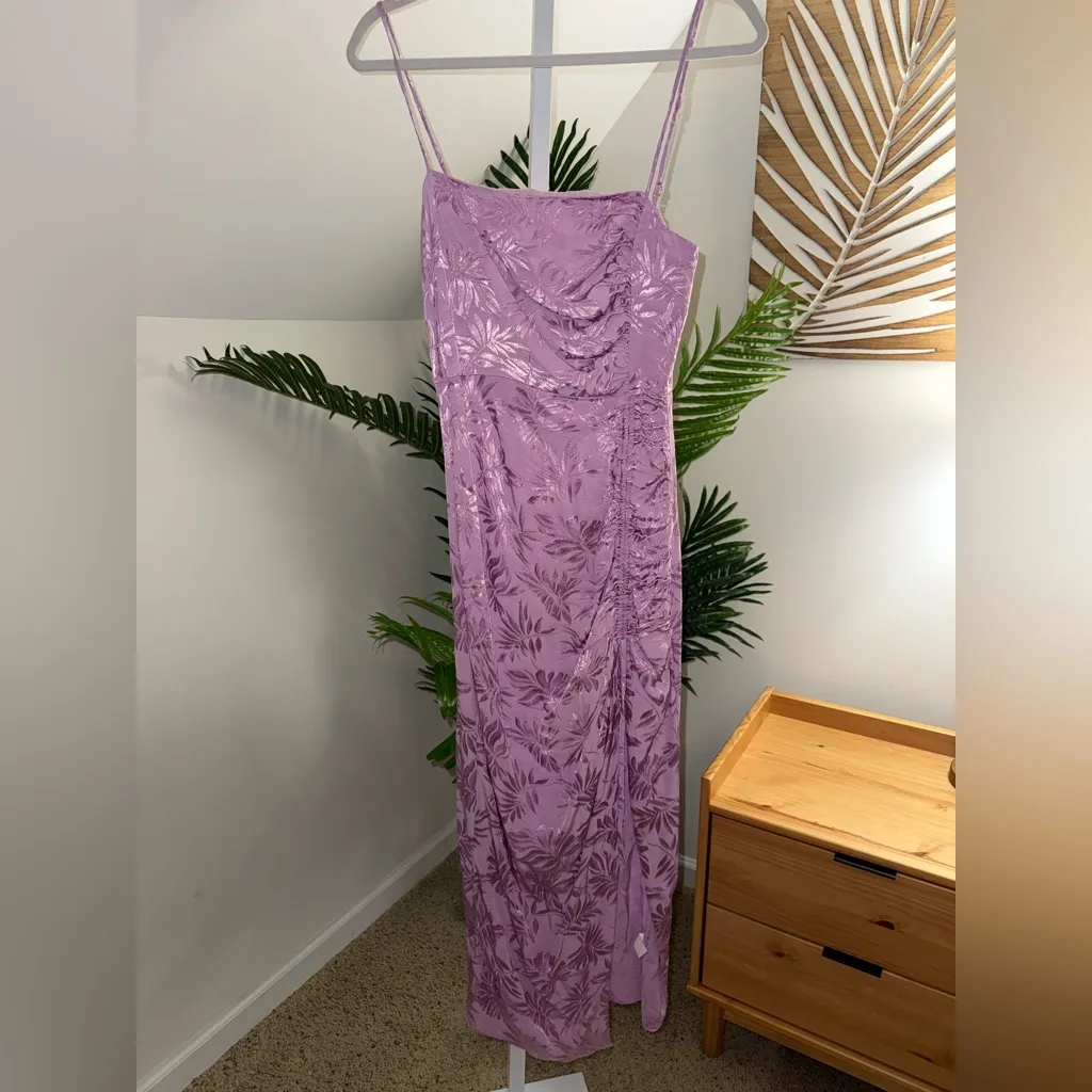 SAYLOR x Revolve Gardenia Jacquard Midi Dress in Amethyst‎ XS - Image 9