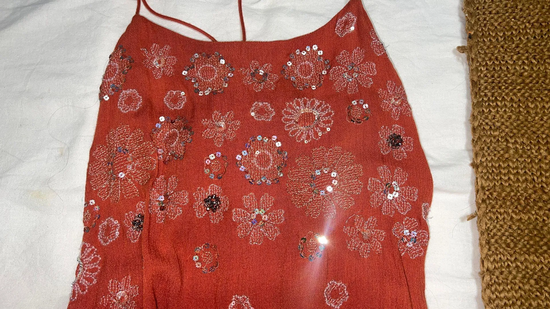(SOLD) Azalea Embellished Slip XS - Image 5