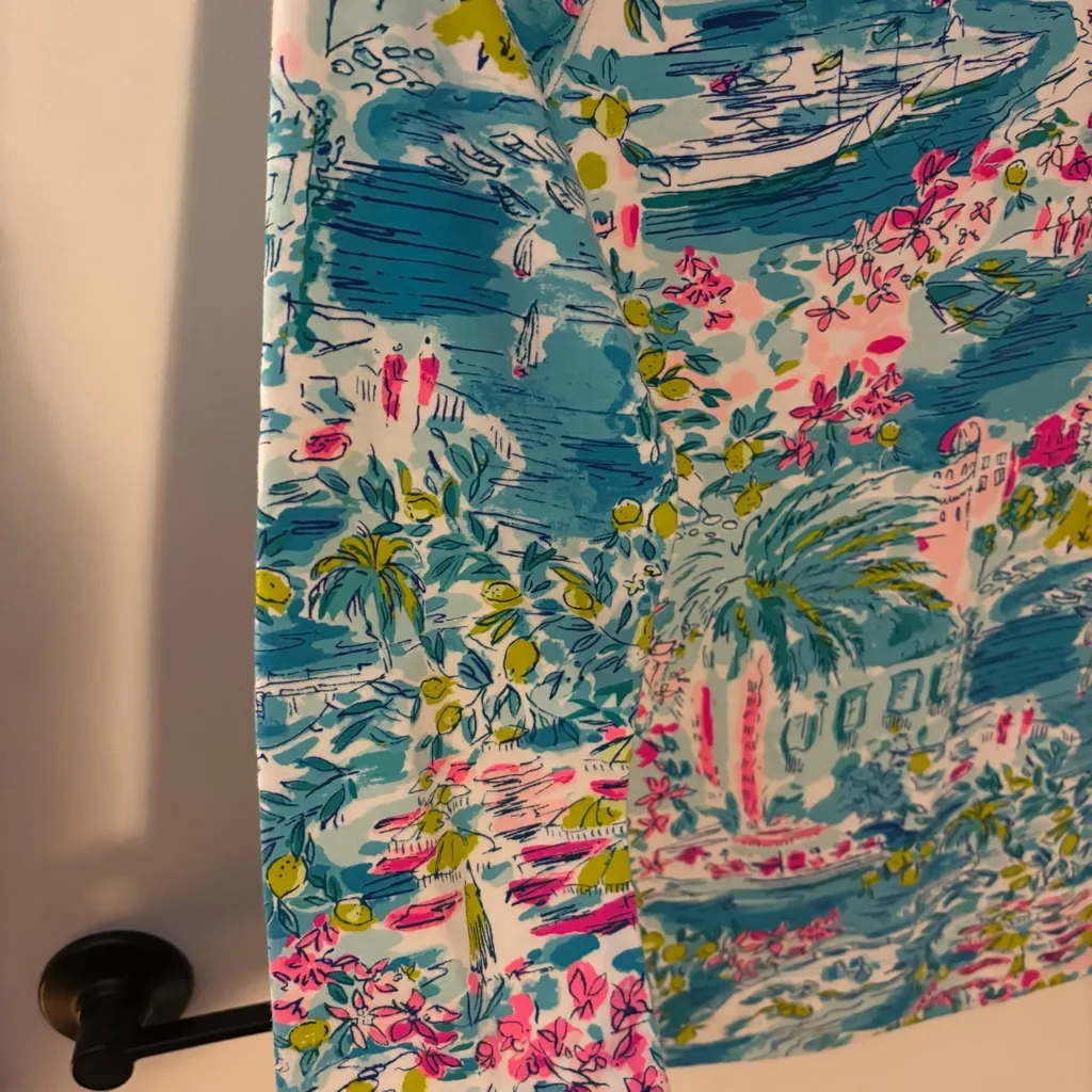 Lilly Pulitzer Skipper Popover “Postcards From Positano” XS | NWOT | UPF 50+ - Image 4