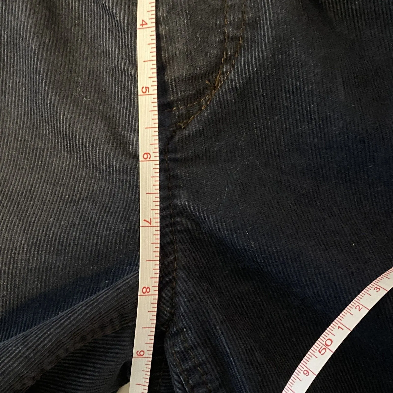 Eddie Bauer Women’s Blue Classic Fit Corduroy Boot Cut Pants Soft Durable Sz 6 - Image 4