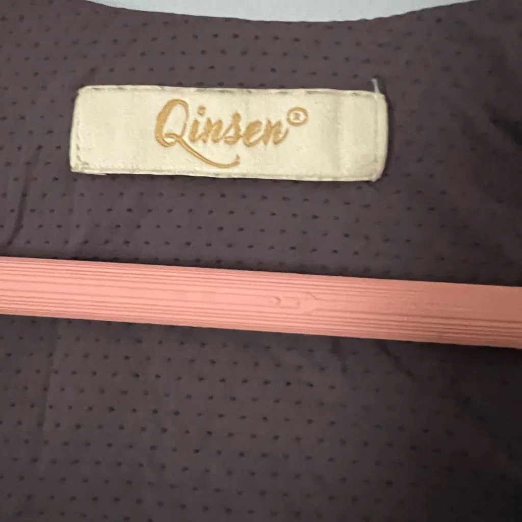 Qinsen Chic Taupe Women's Jumpsuit Gray - Image 3