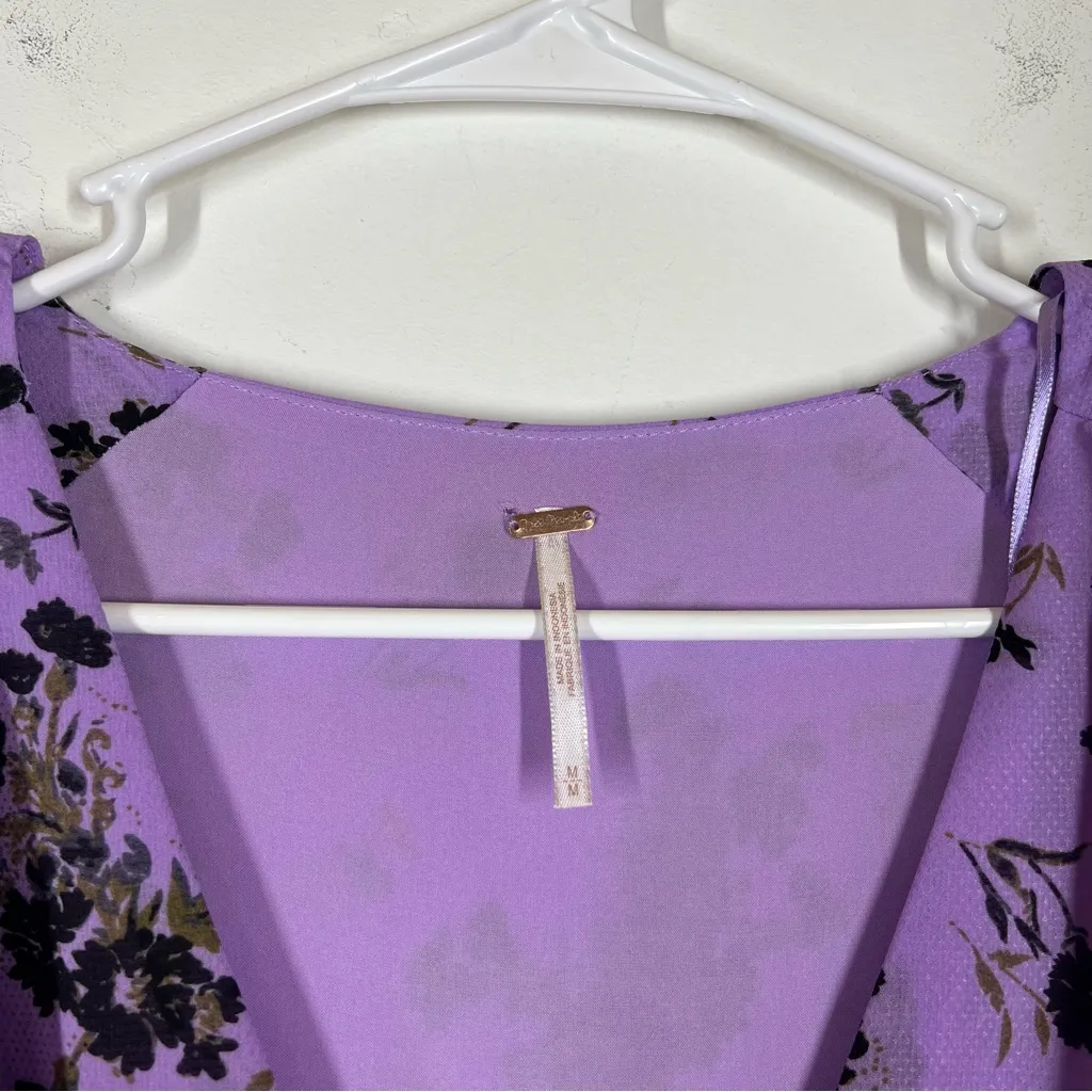 Free People Lilou Mini Dress Size Medium - Image 9