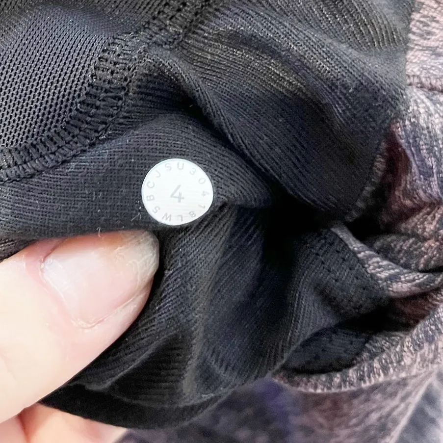 Lululemon Ready To Rulu Pant Updated 29" Heathered Spanish Rose Purple Black 4 - Image 3