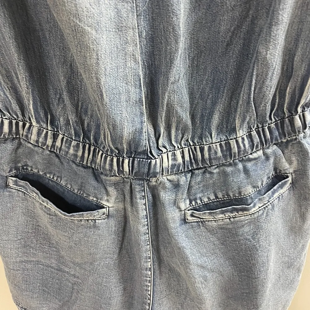 New with Tags Mustard Seed Denim Romper Size Small - Image 4