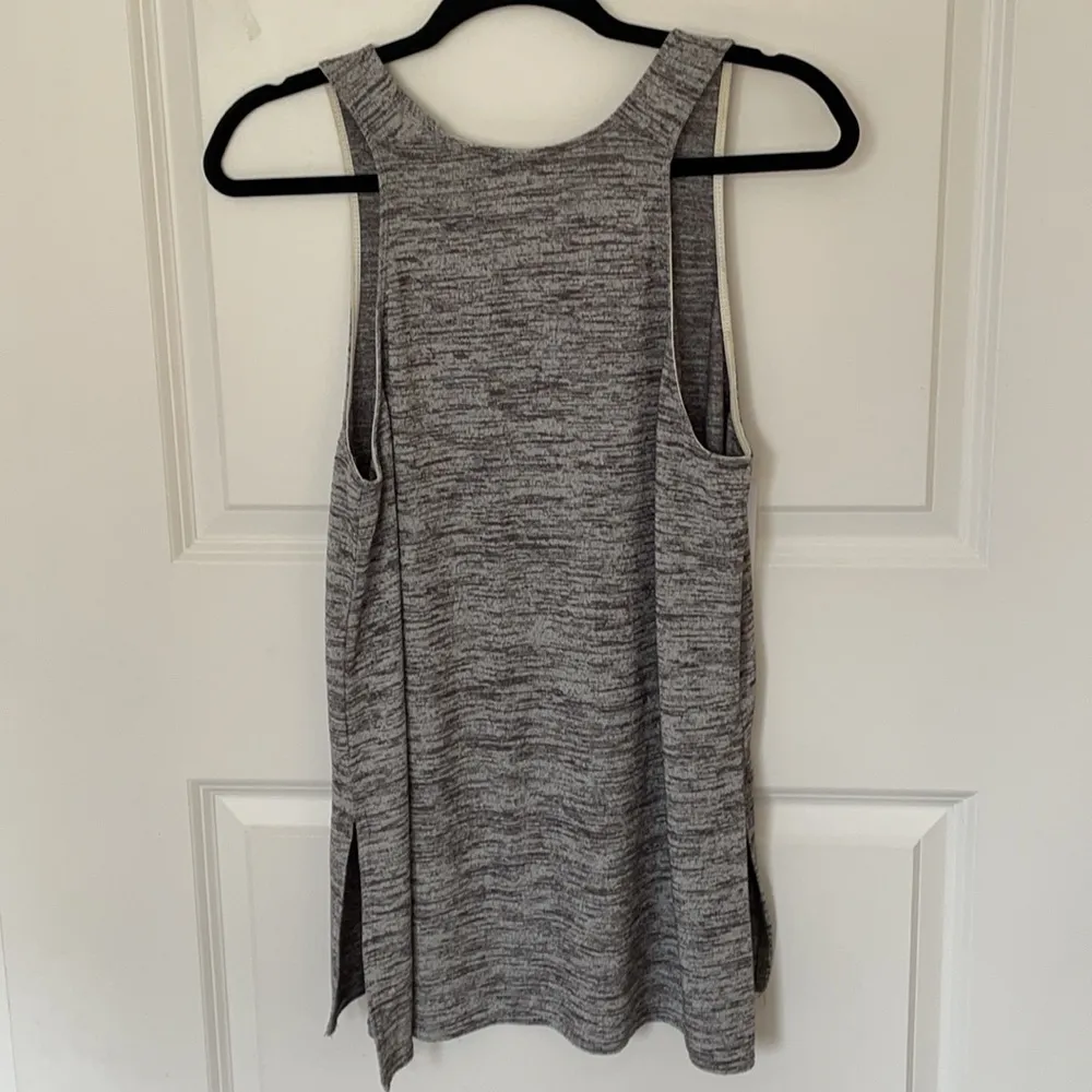 Wilfred Free Gray Marled Long Tank Top Small - Image 2