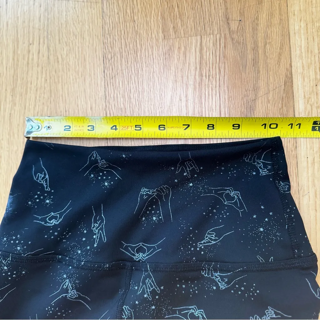 Beyond Yoga Printed Leggings Black S GUC Celestial Astrological Stars Cosmos - Image 5