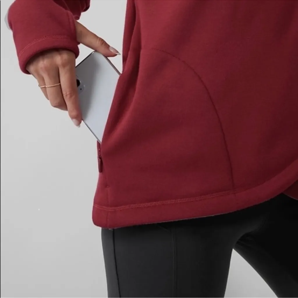 Athleta Cozy Karma Asym Pullover - Image 4