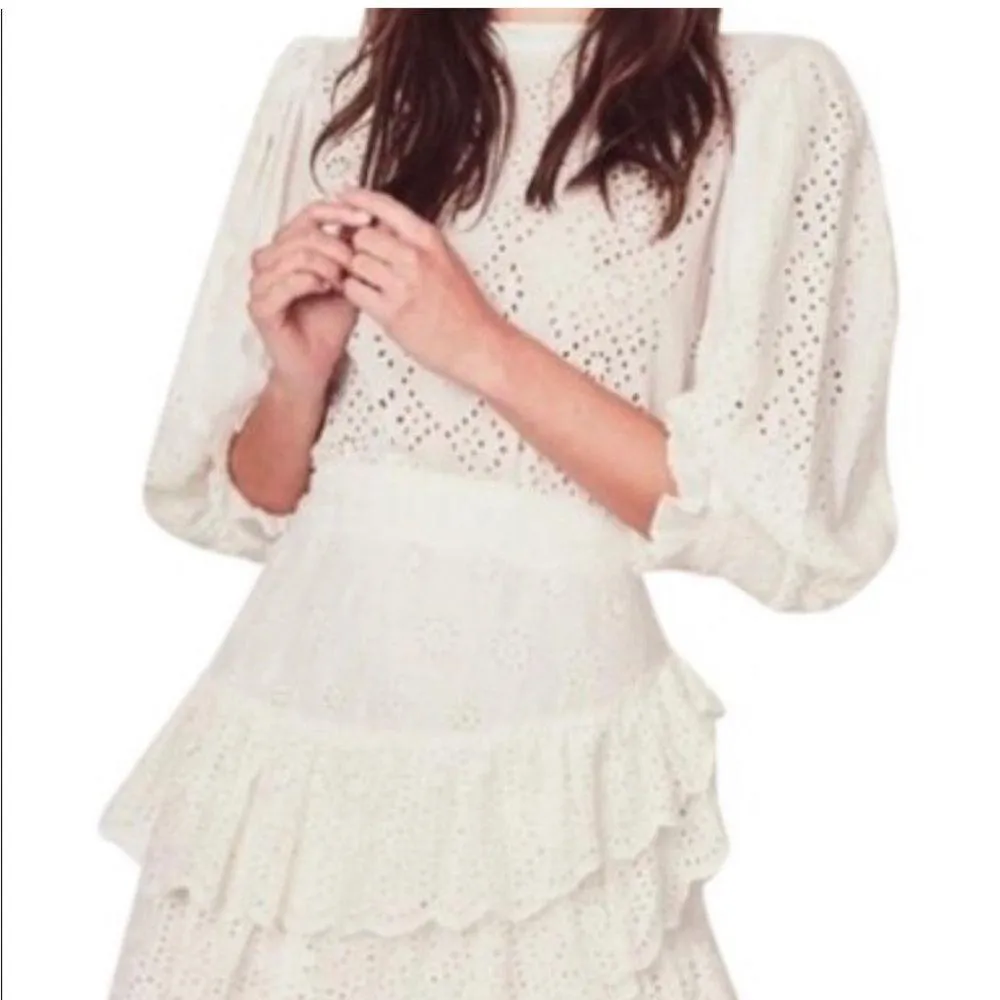 LSF‎ LoveShackFancy Lorelei Dress in Ivory - Image 2