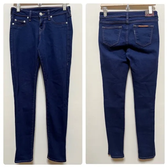 Halle Flag Embroidery Label Skinny Jean See Description Runs Small - Image 2