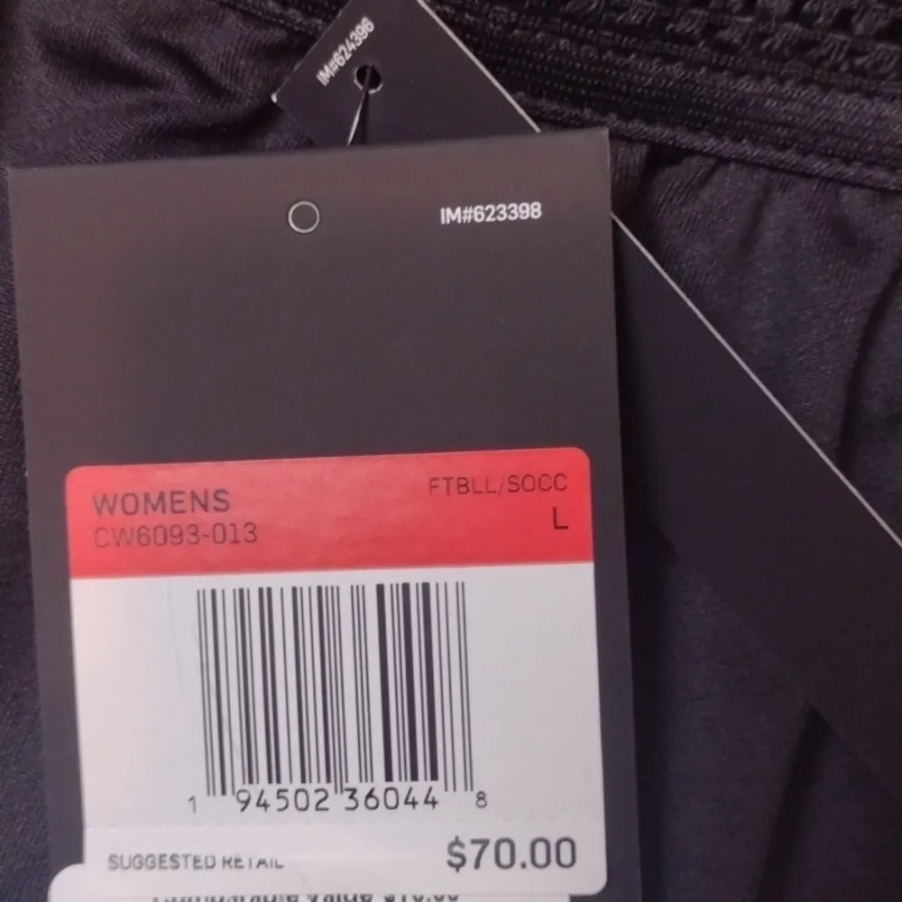 NIKE flyvent strike soccer red black pants size large - Image 3