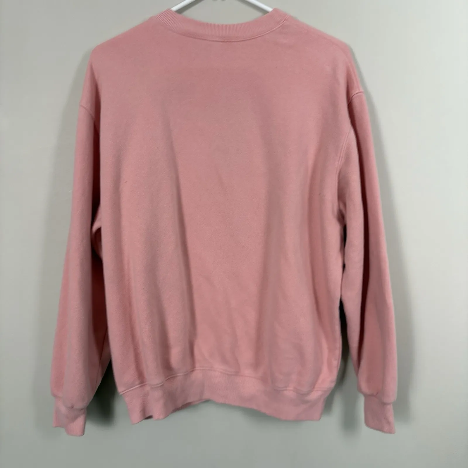 Wild Fable Sweatshirt Women Small Pink Lounge Pastel Cozy Streetwear Softcore - Image 5