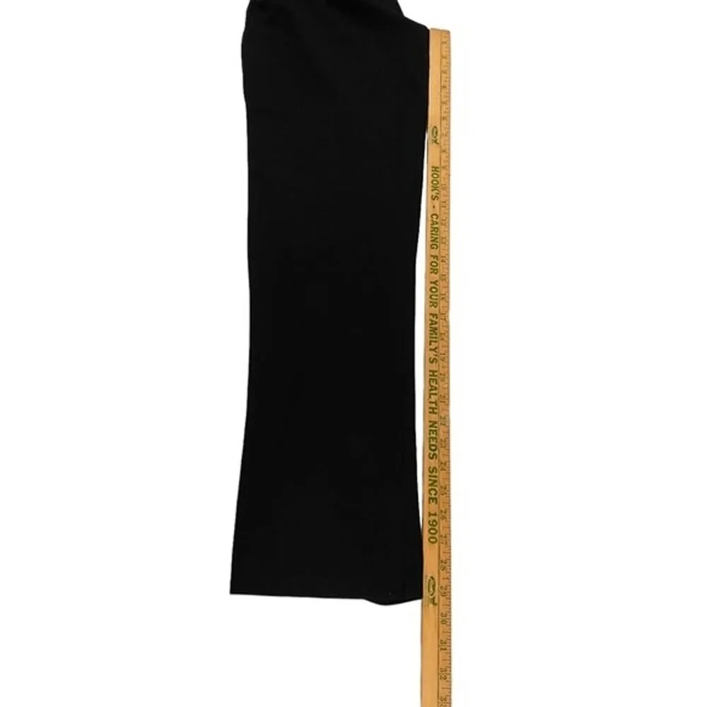 Betabrand Women’s XL Petite Straight-Leg Classic Dress Pant Yoga Pants Black - Image 7