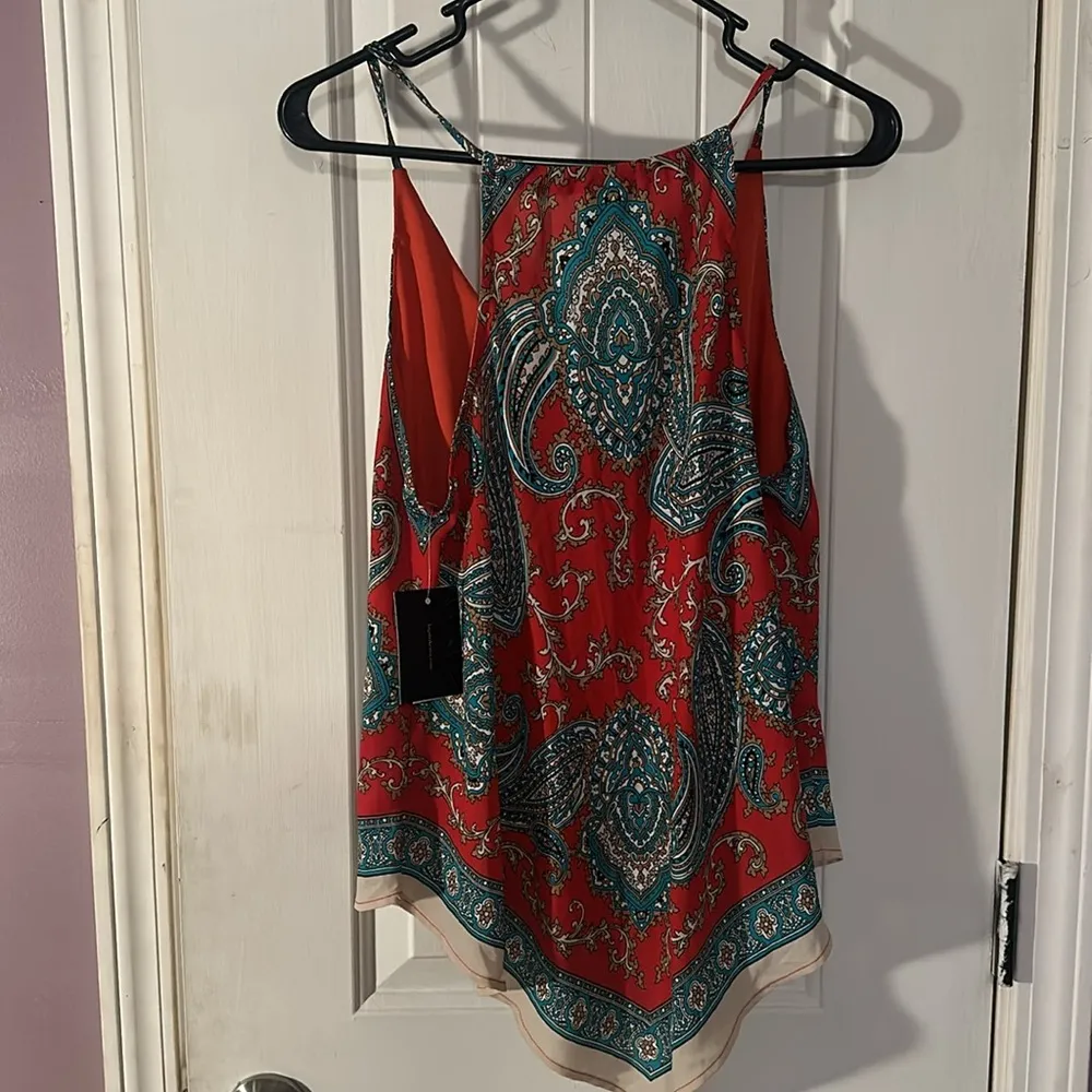 Heart Soul Floral Handkerchief/Scarf Style
Tank Top SizeL NWT - Image 5