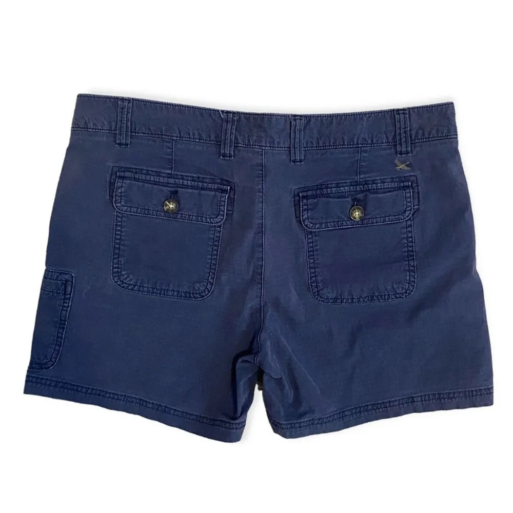 Eddie Bauer Specially Dyed Dark Blue Shorts Size 14 - Image 4