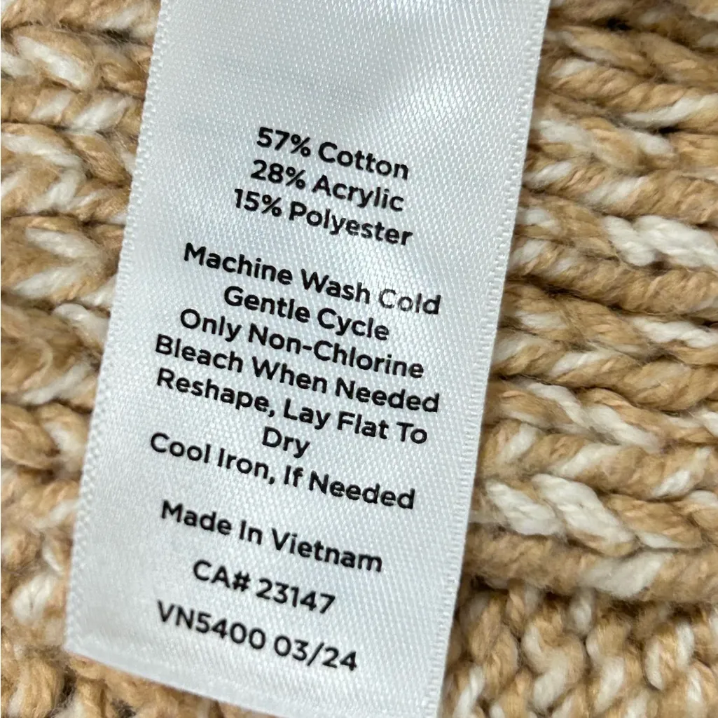 Talbots women  Tan Cable Knit coat. - Image 13