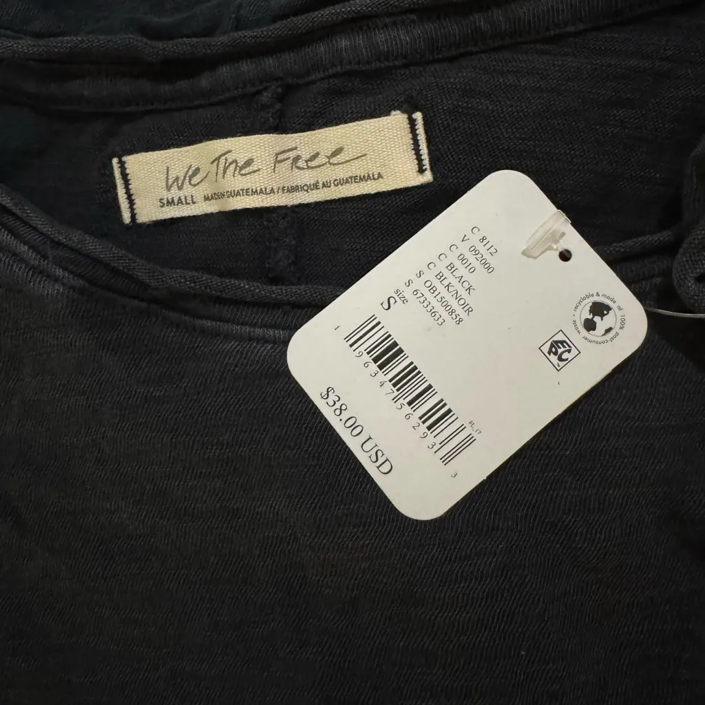 Free People Women's Lettuce-Edge Be My Baby T-Shirt - Black - Image 7