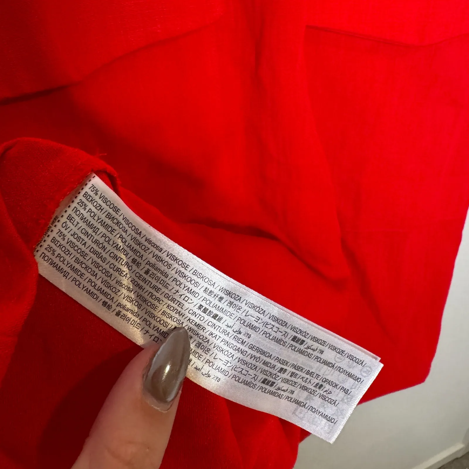 Mango Red Mini Dress - Image 5