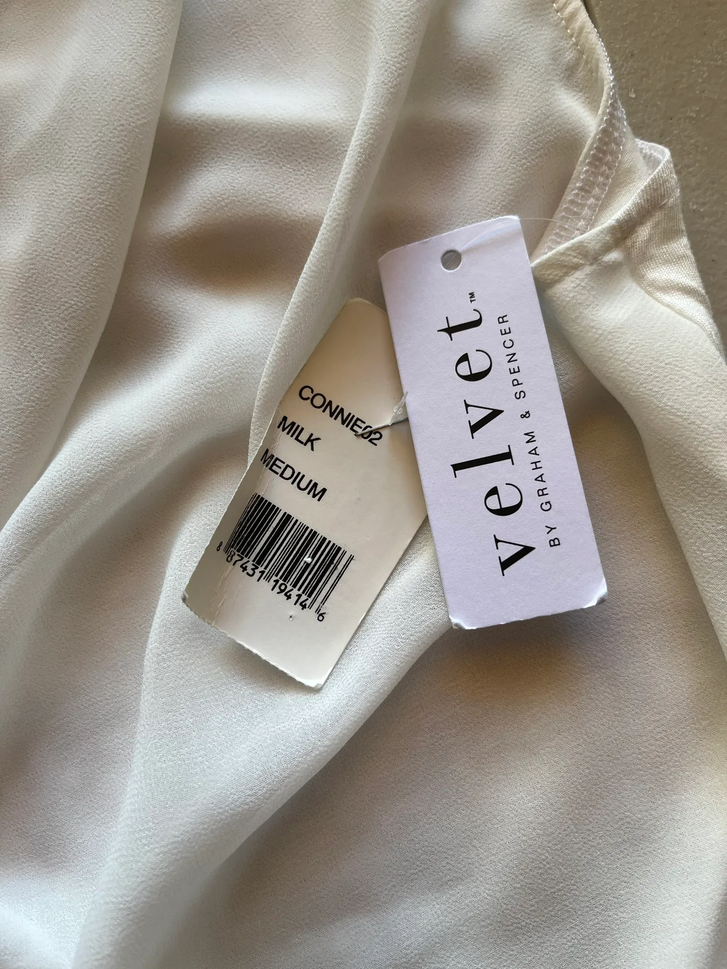 Womens Velvet Sheer Sleeveless Viscose Pullover Blouse M - Image 7