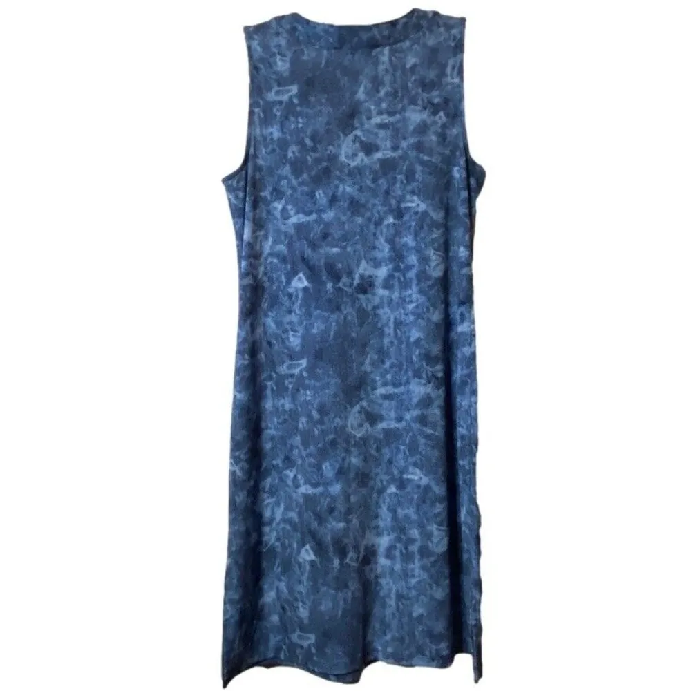 NEW MICHAEL KORS SCOOP‎ KEY NECK PULLOVER TRUE NAVY DRESS SIZE XS - Image 2