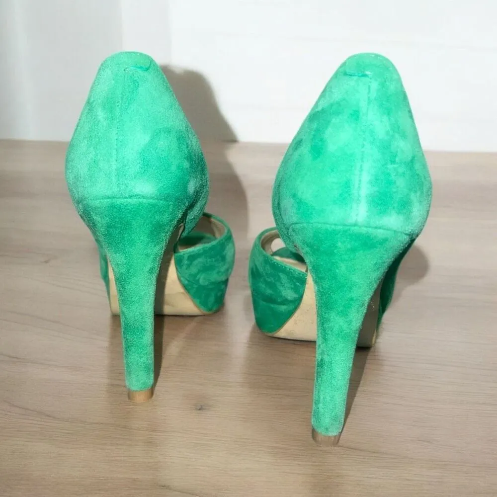 ✨Staccato Suede Open Toe Sz 35/5 Heels✨ - Image 3