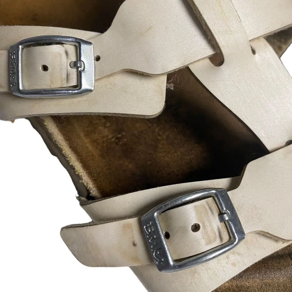 Womens Birkenstock Sandals, Style: Nias, Color: Alloy Perlmut Sz 39 US W8 Narrow - Image 4