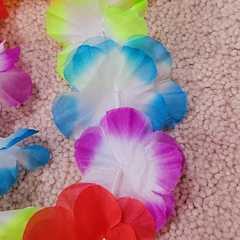 🌈 Graduation Leis, 3 Pink - Image 3