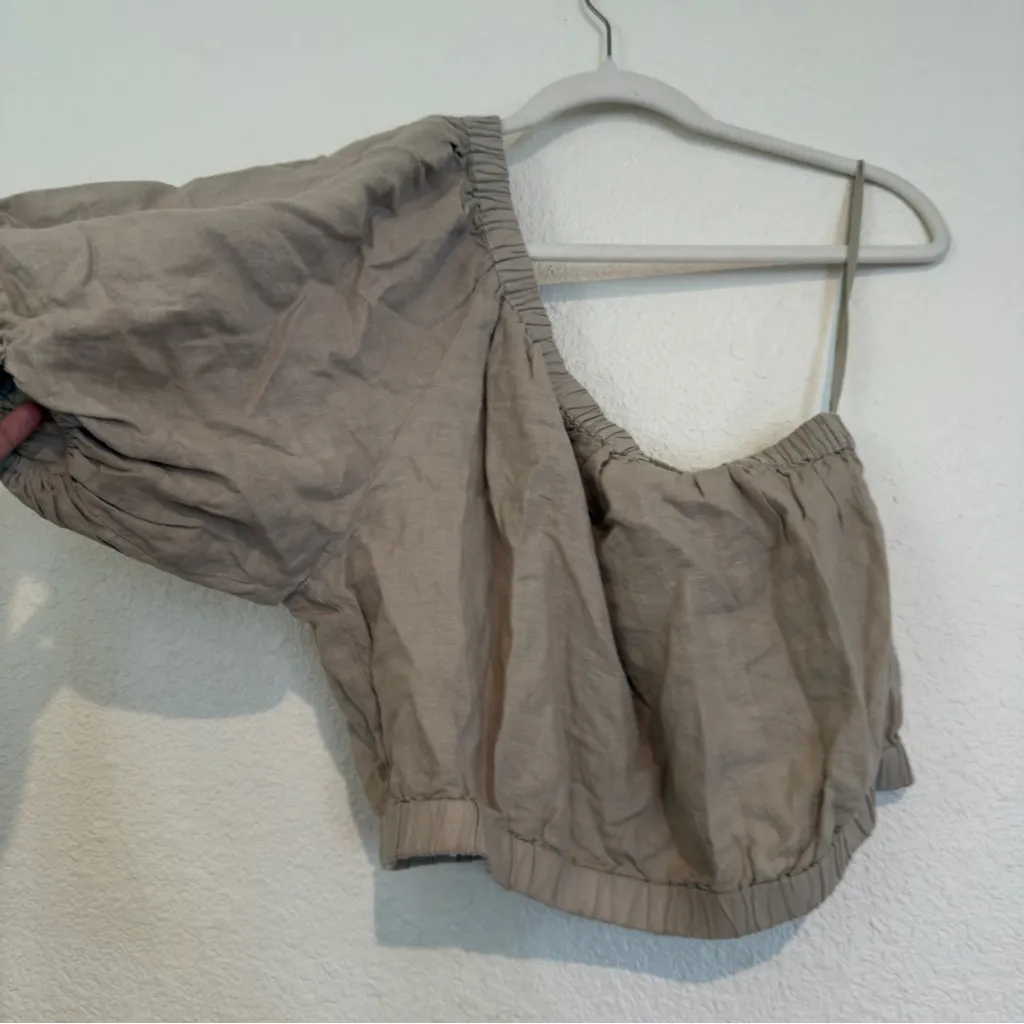 Velvet By Graham & Spencer Laleen Linen Blouse Women's Size M - Image 3