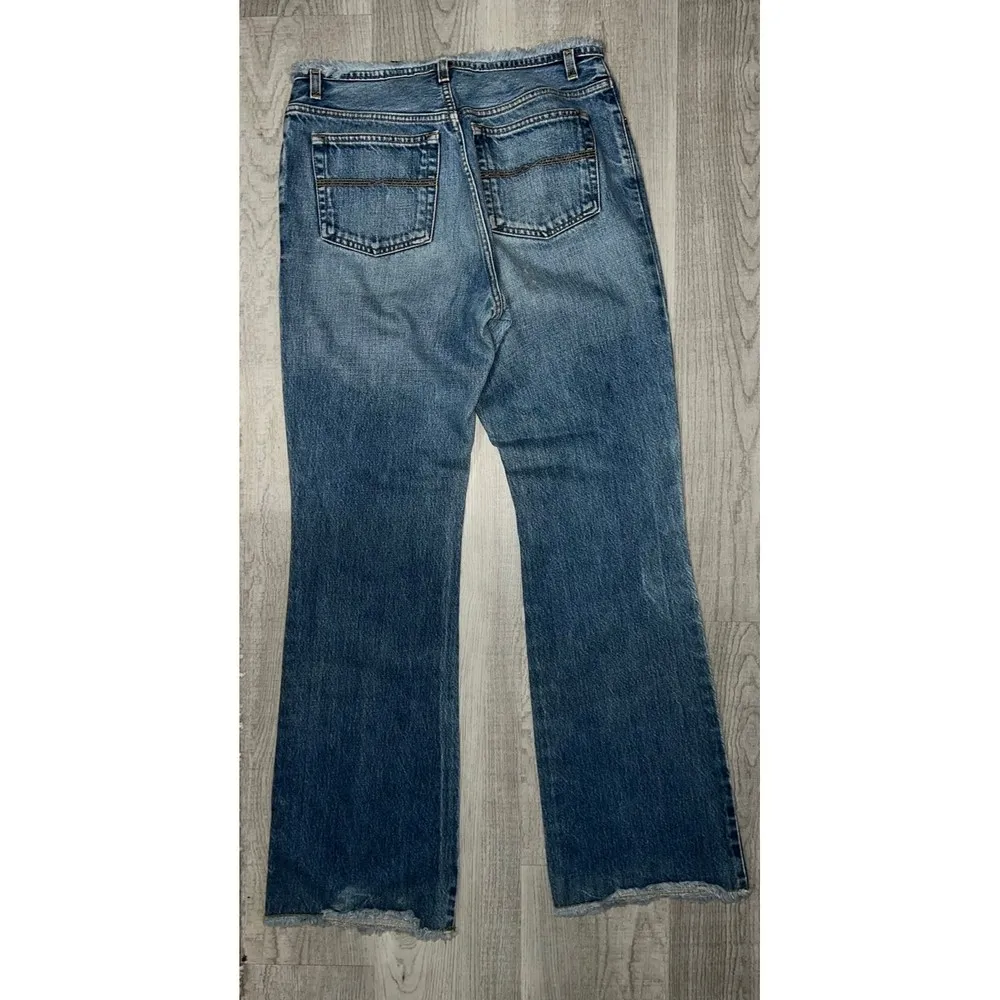 Express jeans with distressed edges Y2K 90s flare - Image 4