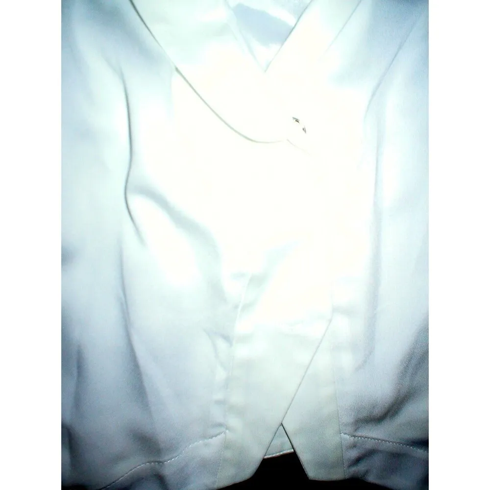 NWT New Womens 6 M Designer Patrizia Pepe White Jacket 42 Italy Flowy Asymmetric Size undefined - Image 5