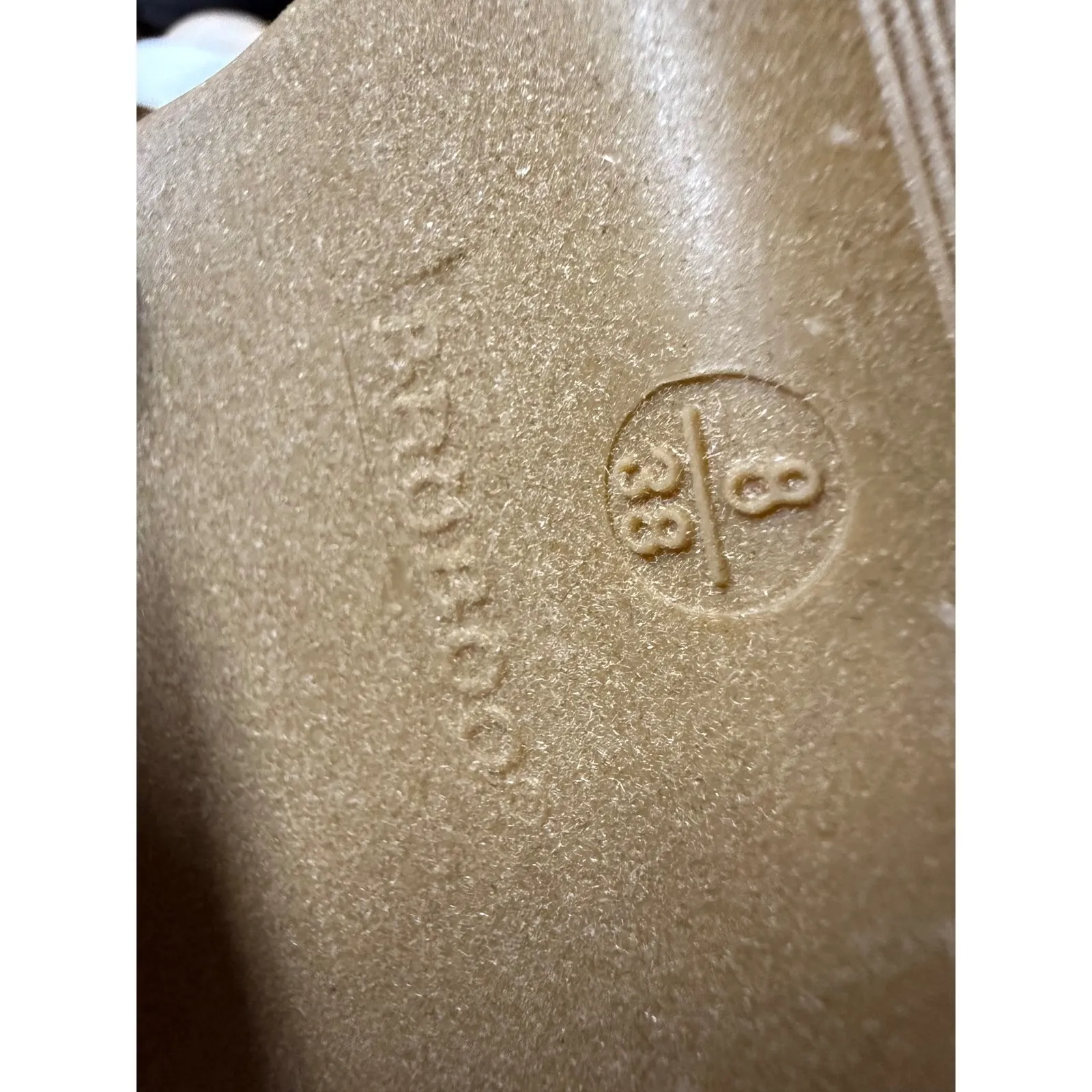 Bamboo Espadrille Platform Sandals | Size 8 | Neutral Woven Slide - Image 6