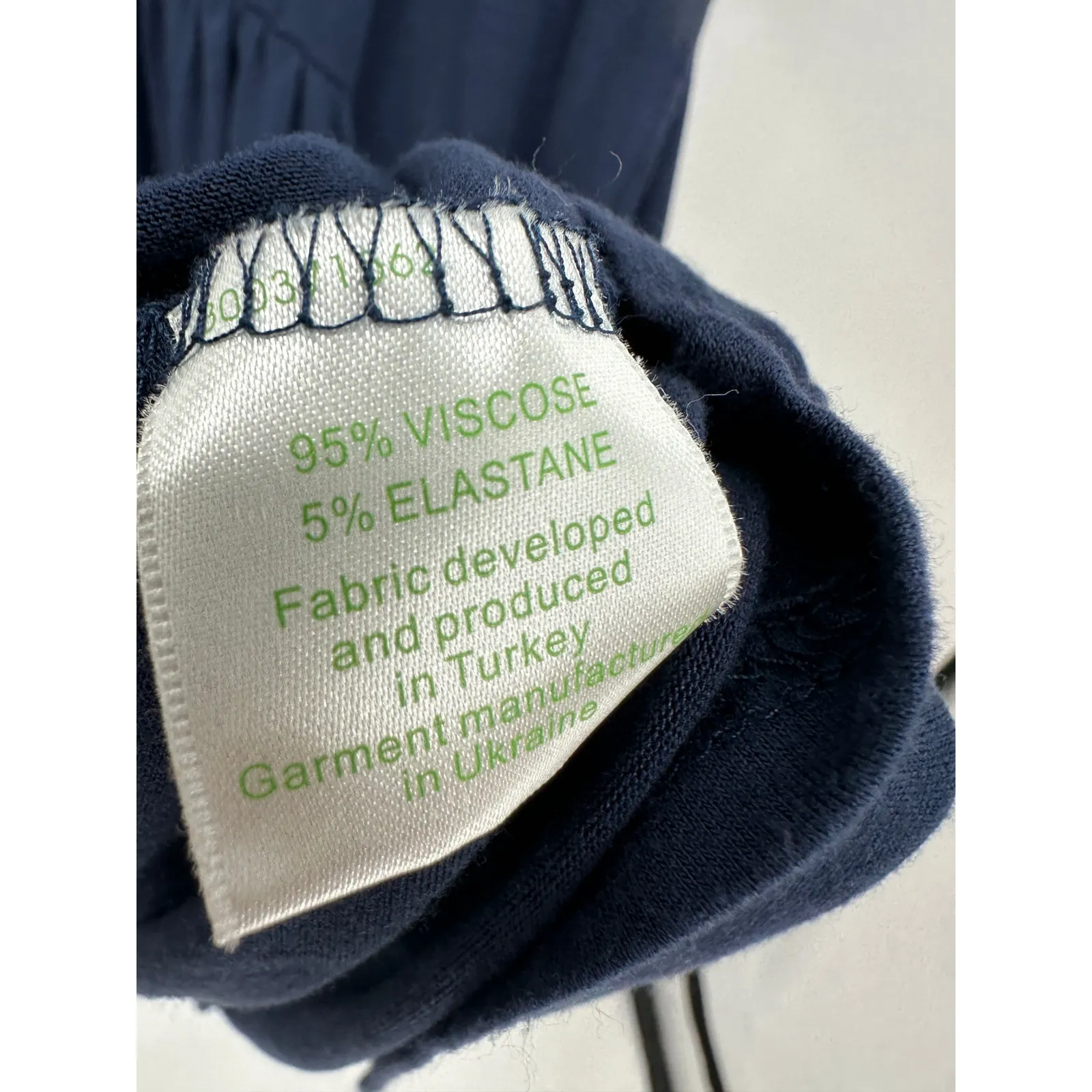 Garnet Hill Womens Blue T-Shirt Dress Pockets Size XS Stretch Modest Comfort - Image 7