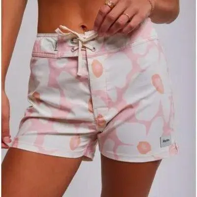 Rhythm Mimi Floral Board Shorts Pink and White Size 4 Surf Swim - Image 2